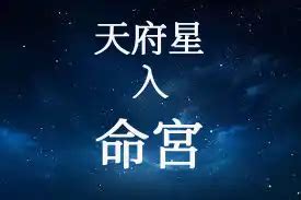 戊年生人|天府星在命宮